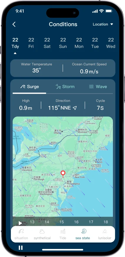 FishMeteo marine conditions