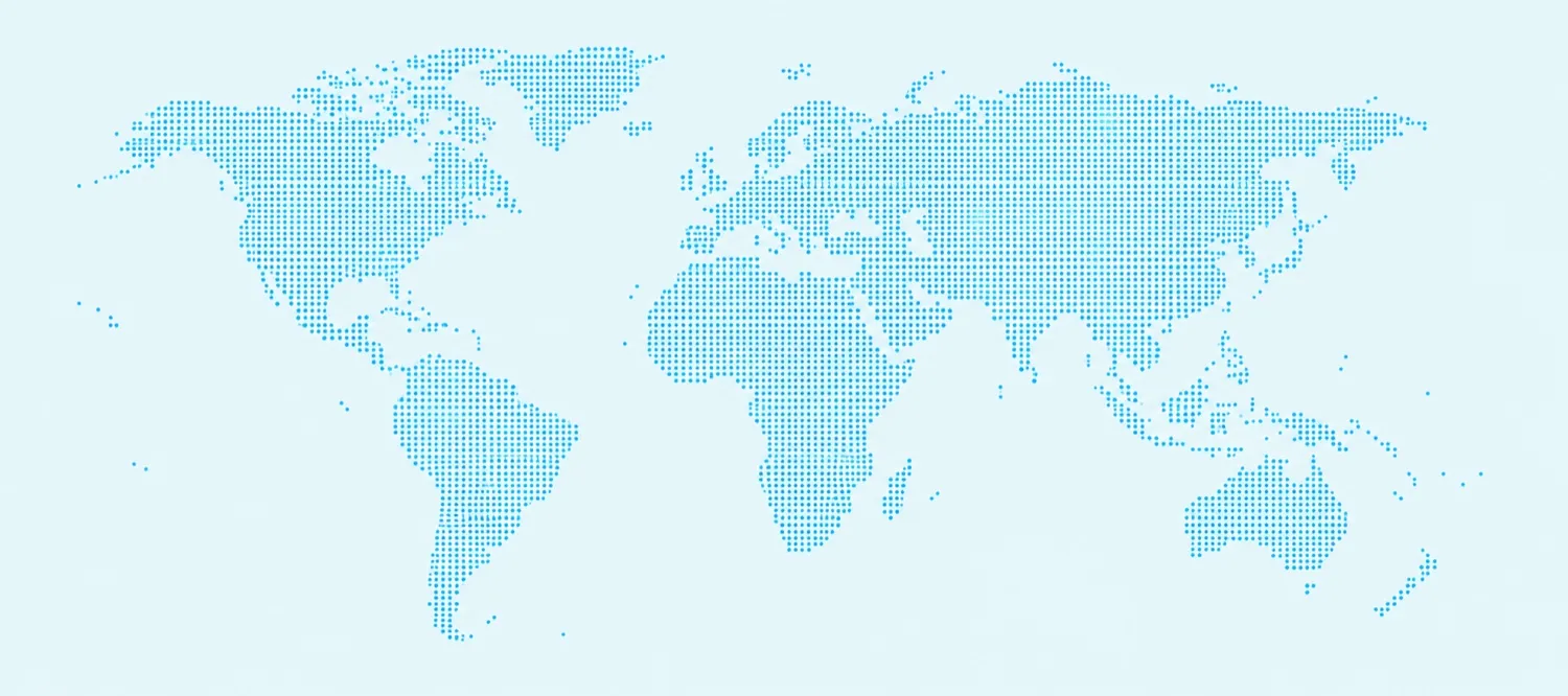 World fishing spot map